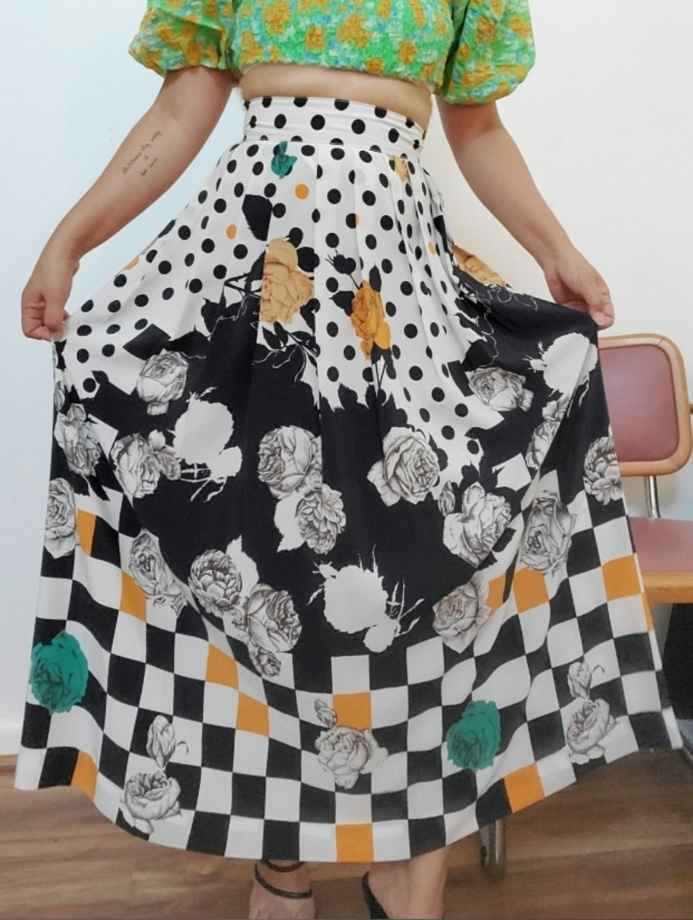 🚫SOLD🚫VINTAGE SKIRT - Picture 3 of 4